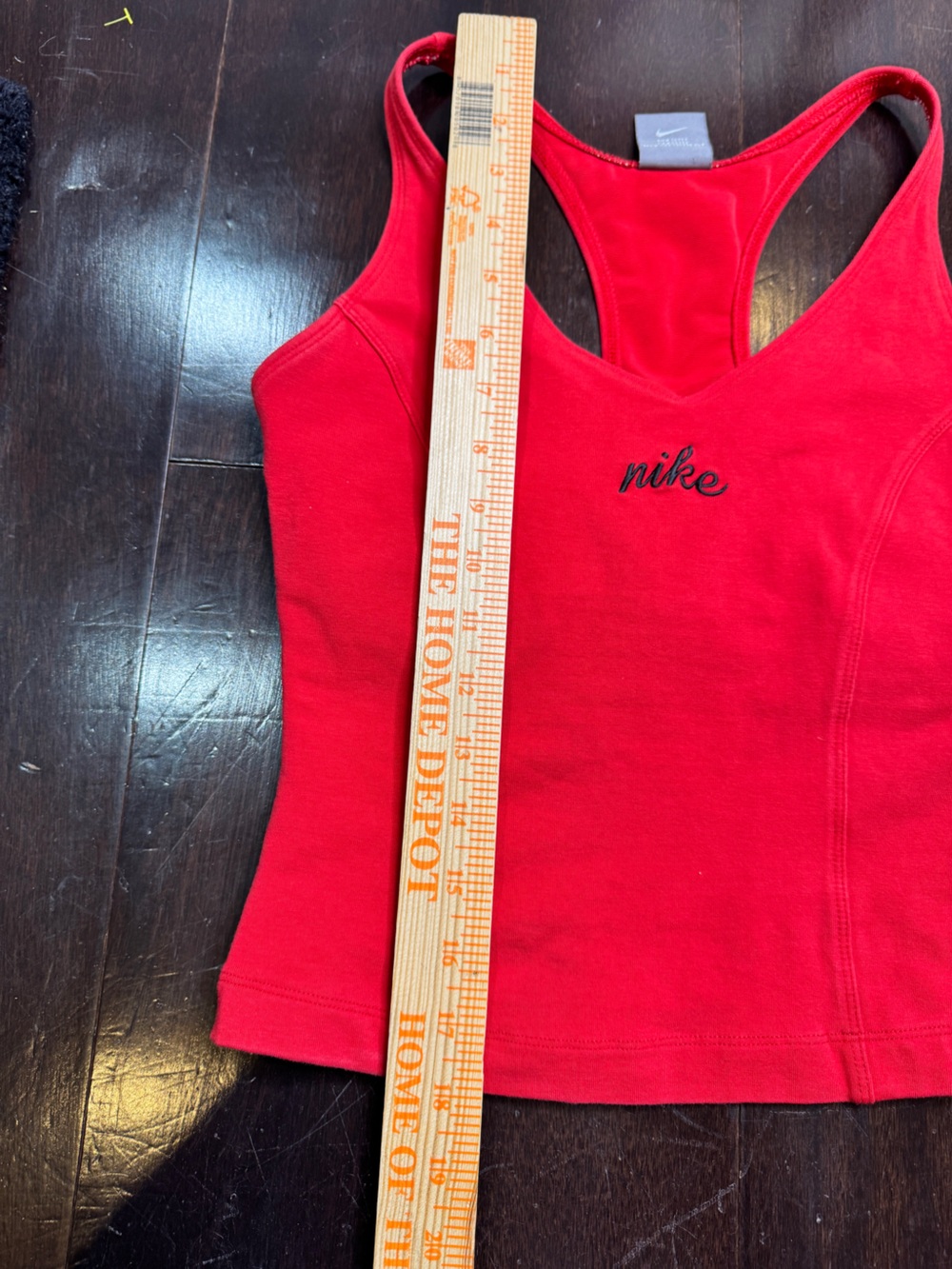 Y2K Nike Red Racerback Athletic Tank Top Size Medium - Picture 4 of 5